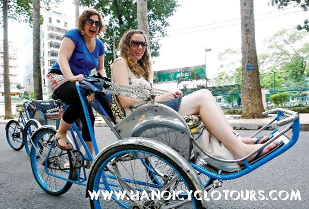 Cyclo ride through the Old Quarter
